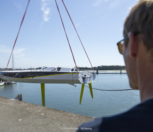 Imoca. Mise à l’eau du nouvel IMOCA de Thomas Ruyant