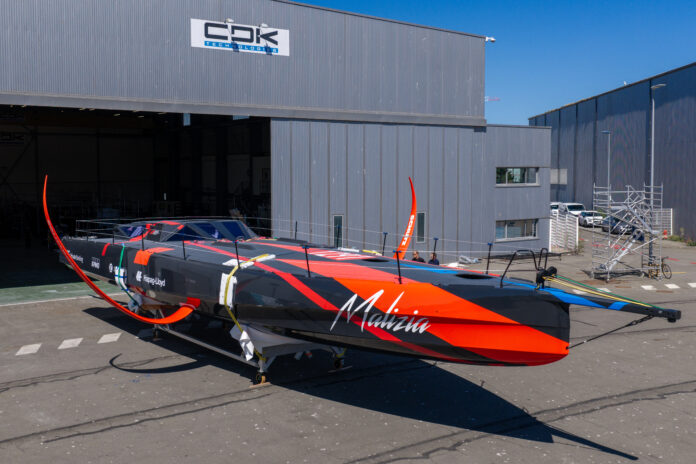 First roll-out for Malizia 4 in Lorient, France