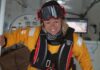 Ultim. Alexia Barrier au départ de la Route du Rhum sur l’Ultim Idec Sport