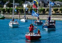 Tour des ports de la Manche. Arrivée à Guernesey